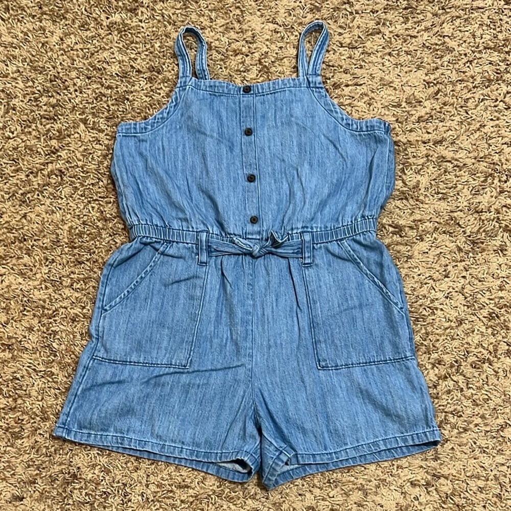 SOLD! [Old Navy] Chambray Short Romper Summer Beachy Size XL 14/16